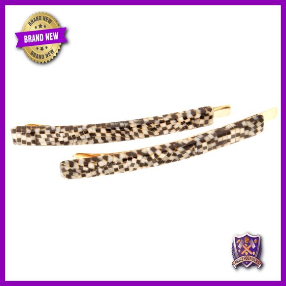Handmade French Bobby Pins on Gold Wire, 2.75\